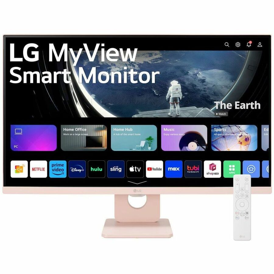 Moniteur LCD intelligent Full HD 27" LG MyView 27SR50F-P - 16:9 - Rose 27SR50F-P