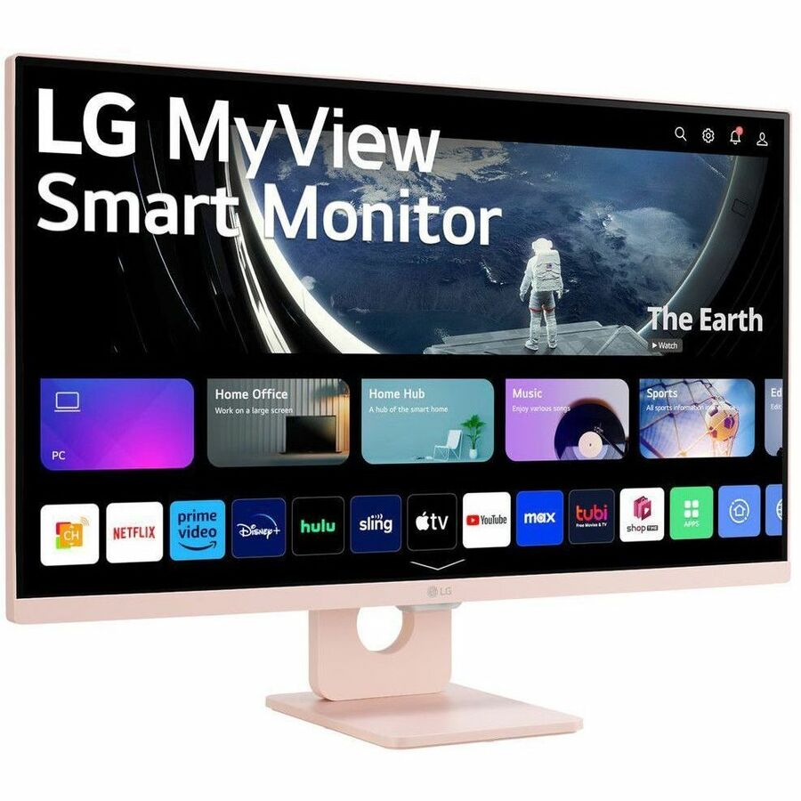 Moniteur LCD intelligent Full HD 27" LG MyView 27SR50F-P - 16:9 - Rose 27SR50F-P