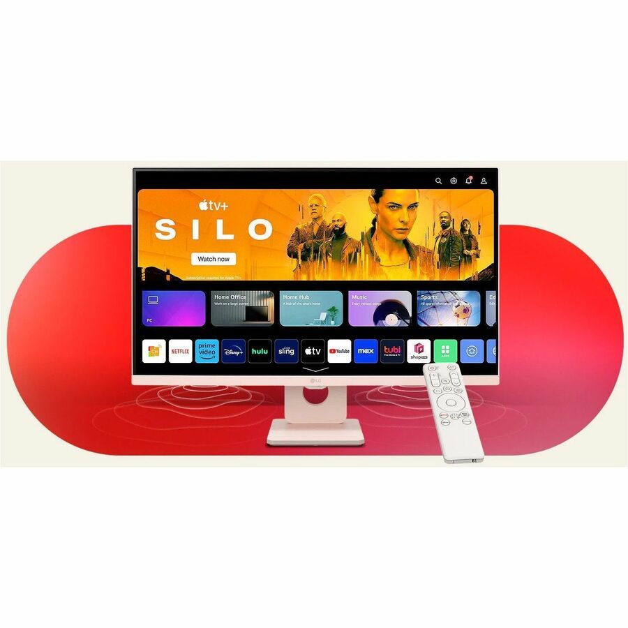 Moniteur LCD intelligent Full HD 27" LG MyView 27SR50F-P - 16:9 - Rose 27SR50F-P