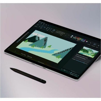 Tablette Microsoft Surface Pro 11 - 13" - Qualcomm - 16 Go - SSD 256 Go - Windows 11 - Platine ZIK-00001