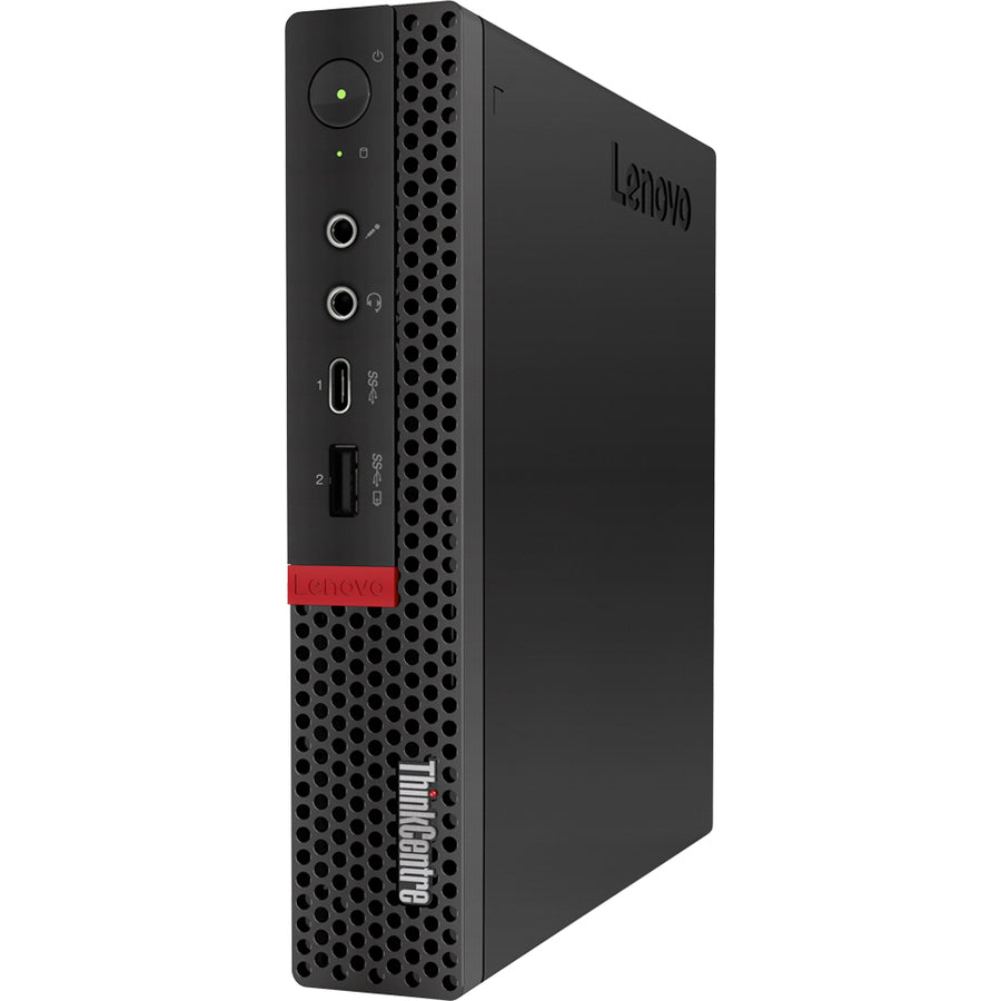 Ordinateur de bureau Lenovo ThinkCentre M75q-1 11A40030US - AMD Ryzen 3 PRO 3200GE 3,30 GHz - 4 Go RAM DDR4 SDRAM - Disque dur 500 Go - Minuscule - Noir 11A40030US