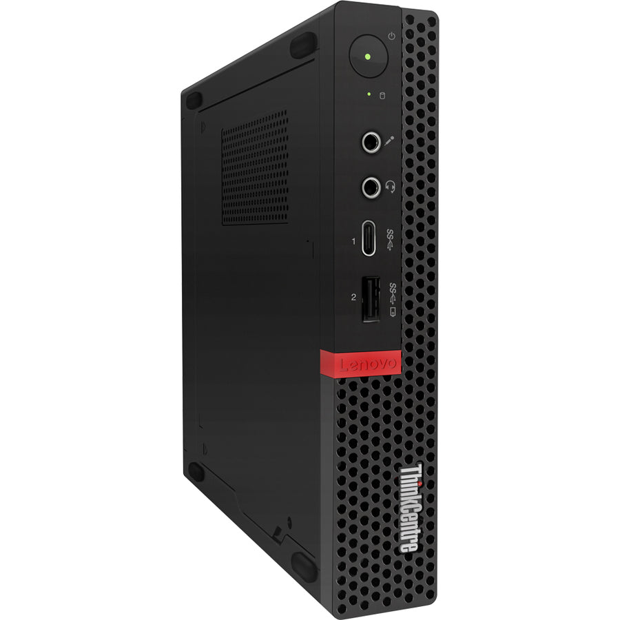 Ordinateur de bureau Lenovo ThinkCentre M75q-1 11A40030US - AMD Ryzen 3 PRO 3200GE 3,30 GHz - 4 Go RAM DDR4 SDRAM - Disque dur 500 Go - Minuscule - Noir 11A40030US