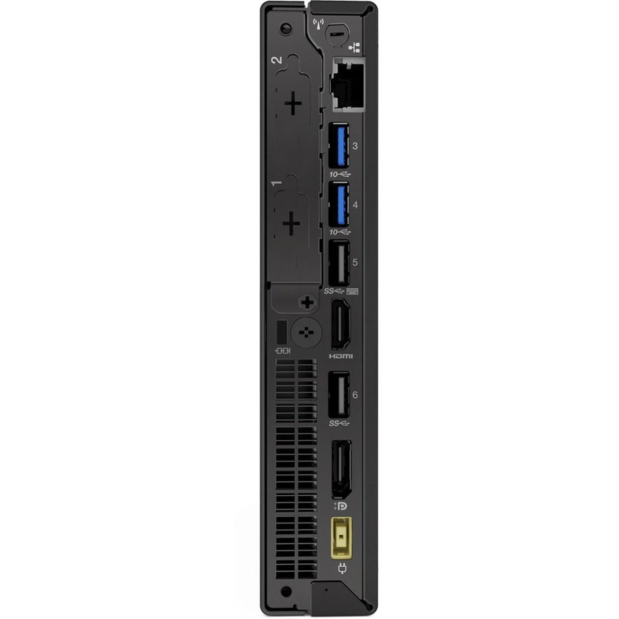 Ordinateur de bureau Lenovo ThinkCentre M75q-1 11A40030US - AMD Ryzen 3 PRO 3200GE 3,30 GHz - 4 Go RAM DDR4 SDRAM - Disque dur 500 Go - Minuscule - Noir 11A40030US