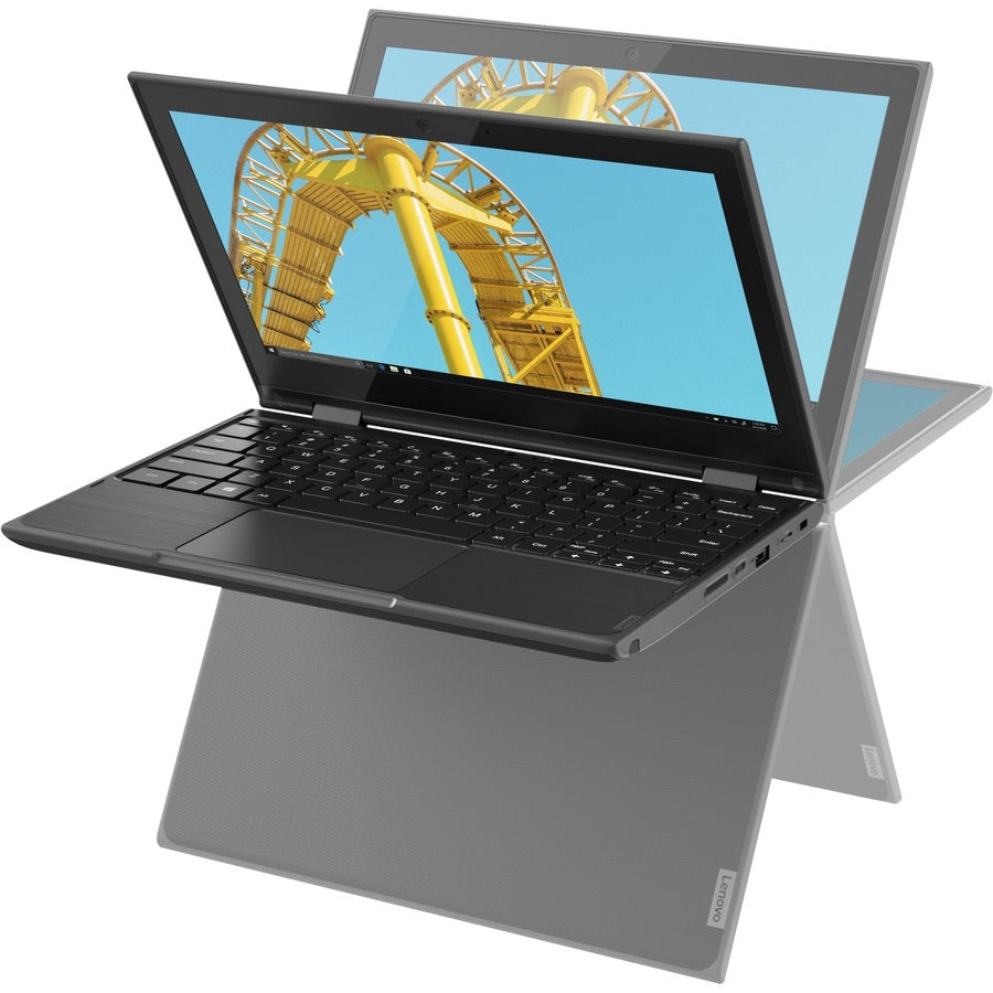 Netbook Lenovo 300e Windows 2e génération 82GK000LUS 11,6" à écran tactile - HD - 1366 x 768 - AMD 3015e Dual-core (2 cœurs) 1,20 GHz - 4 Go de RAM totale - 64 Go de mémoire flash - Noir 82GK000LUS