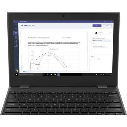 Lenovo 100e Windows 2nd Gen 81M80035US 11.6" Netbook - HD - 1366 x 768 - Intel Celeron N4020 Dual-core (2 Core) 1.10 GHz - 4 GB RAM - 64 GB Flash Memory - Gray 81M80035US