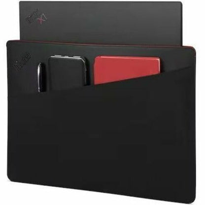 Lenovo Carrying Case (Sleeve) for 13" to 14" Notebook, Smartphone, Cable, Accessories - Black 4X41L51716