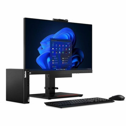 Ordinateur de bureau Lenovo ThinkCentre M70q Gen 3 11T300C0CA - Intel Core i5 12e génération i5-12400T - 16 Go - SSD 256 Go - Minuscule - Noir 11T300C0CA