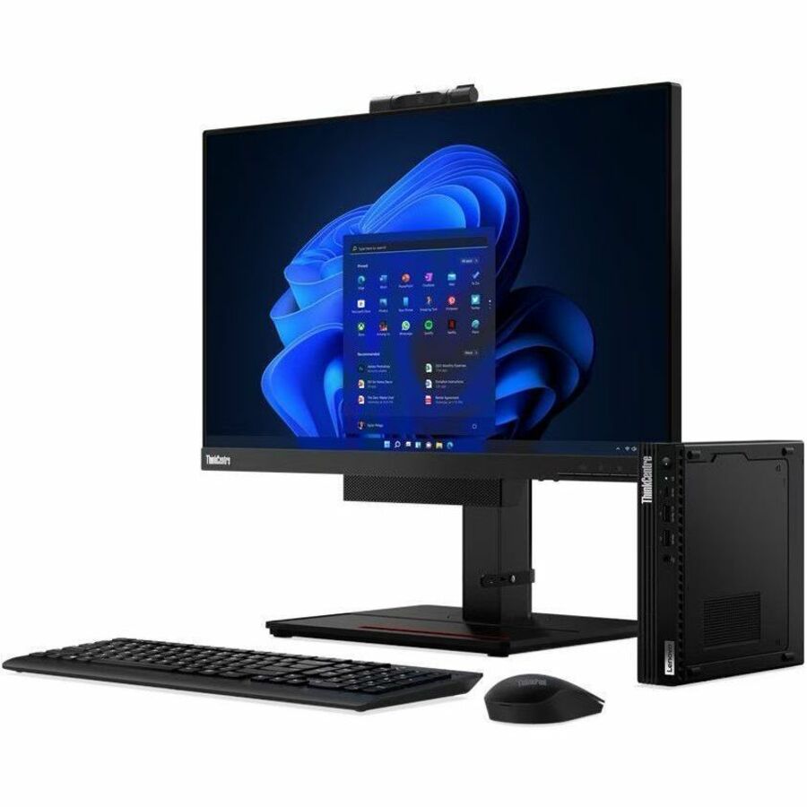 Ordinateur de bureau Lenovo ThinkCentre M80q Gen 4 12E90003CA - Intel Core i7 13e génération i7-13700T - Technologie vPro - 16 Go - SSD 512 Go - Minuscule - Noir 12E90003CA