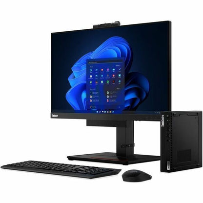 Ordinateur de bureau Lenovo ThinkCentre M80q Gen 4 12E90003CA - Intel Core i7 13e génération i7-13700T - Technologie vPro - 16 Go - SSD 512 Go - Minuscule - Noir 12E90003CA