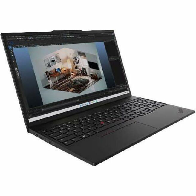 Station de travail mobile Lenovo ThinkPad P16s Gen 3 21KS001MUS 16" - WUXGA - Intel Core Ultra 7 155H - 16 Go - SSD 512 Go - Clavier anglais - Noir 21KS001MUS