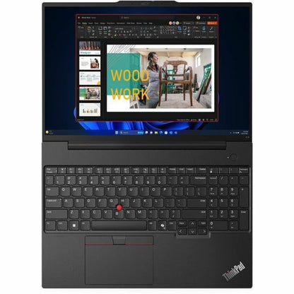 Ordinateur portable Lenovo ThinkPad E16 Gen 2 21M5000HUS 16" - WUXGA - AMD Ryzen 5 7535U - 8 Go - SSD 256 Go - Clavier anglais - Noir 21M5000HUS
