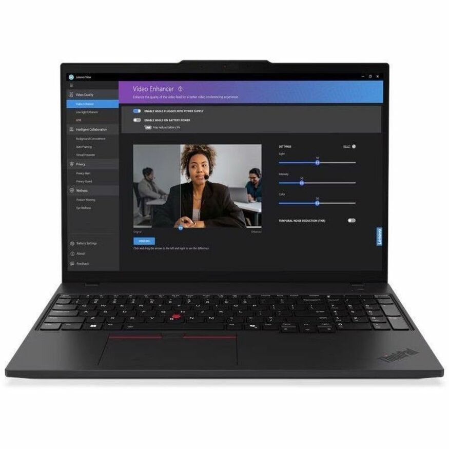 Ordinateur portable Lenovo ThinkPad T16 Gen 3 21MN00AHUS 16" à écran tactile - WUXGA - Intel Core Ultra 7 155U - 16 Go - SSD 512 Go - Clavier anglais - Noir 21MN00AHUS