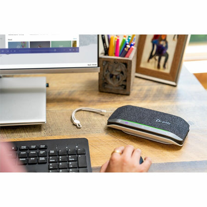 Poly Sync 20-M Wired/Wireless Speakerphone - Microsoft Teams - Silver 772C8AA