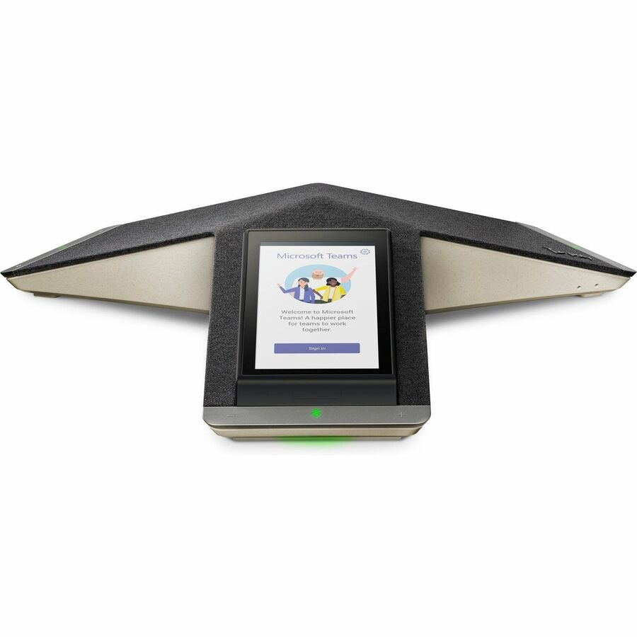 Station de conférence IP Poly Trio C60 - Avec ou sans fil - Bluetooth, Wi-Fi - De table - Noir - Conforme TAA 849B1AA#ABA