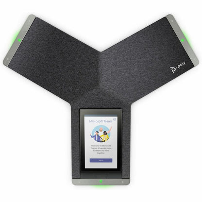 Station de conférence IP Poly Trio C60 - Avec ou sans fil - Bluetooth, Wi-Fi - De table - Noir - Conforme TAA 849B1AA#ABA