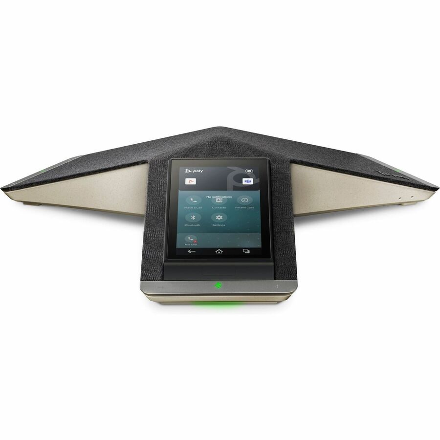 Station de conférence IP Poly Trio C60 - Avec ou sans fil - Bluetooth, Wi-Fi - De table - Noir - Conforme TAA 849B1AA#ABA