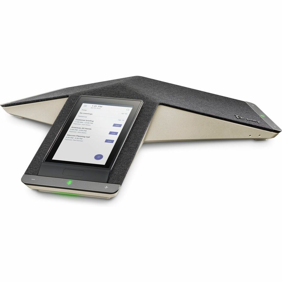 Station de conférence IP Poly Trio C60 - Avec ou sans fil - Bluetooth, Wi-Fi - De table - Noir - Conforme TAA 849B1AA#ABA