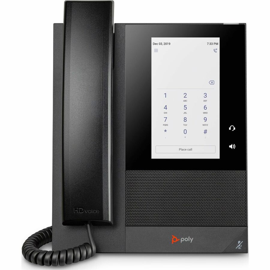 Téléphone IP Poly CCX 400 - Filaire - Filaire - Bureau, Montage mural - Noir - Conforme TAA 848Z9AA#ABA
