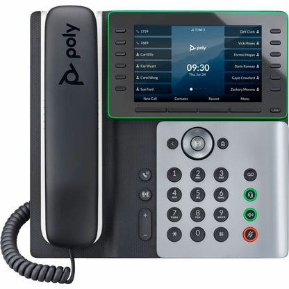 Téléphone IP Poly Edge E550 - Filaire - Filaire - NFC, Wi-Fi, Bluetooth - Bureau 89B57AA#ABA