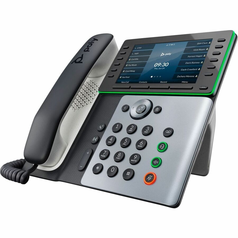 Téléphone IP Poly Edge E550 - Filaire - Filaire - NFC, Wi-Fi, Bluetooth - Bureau 89B57AA#ABA