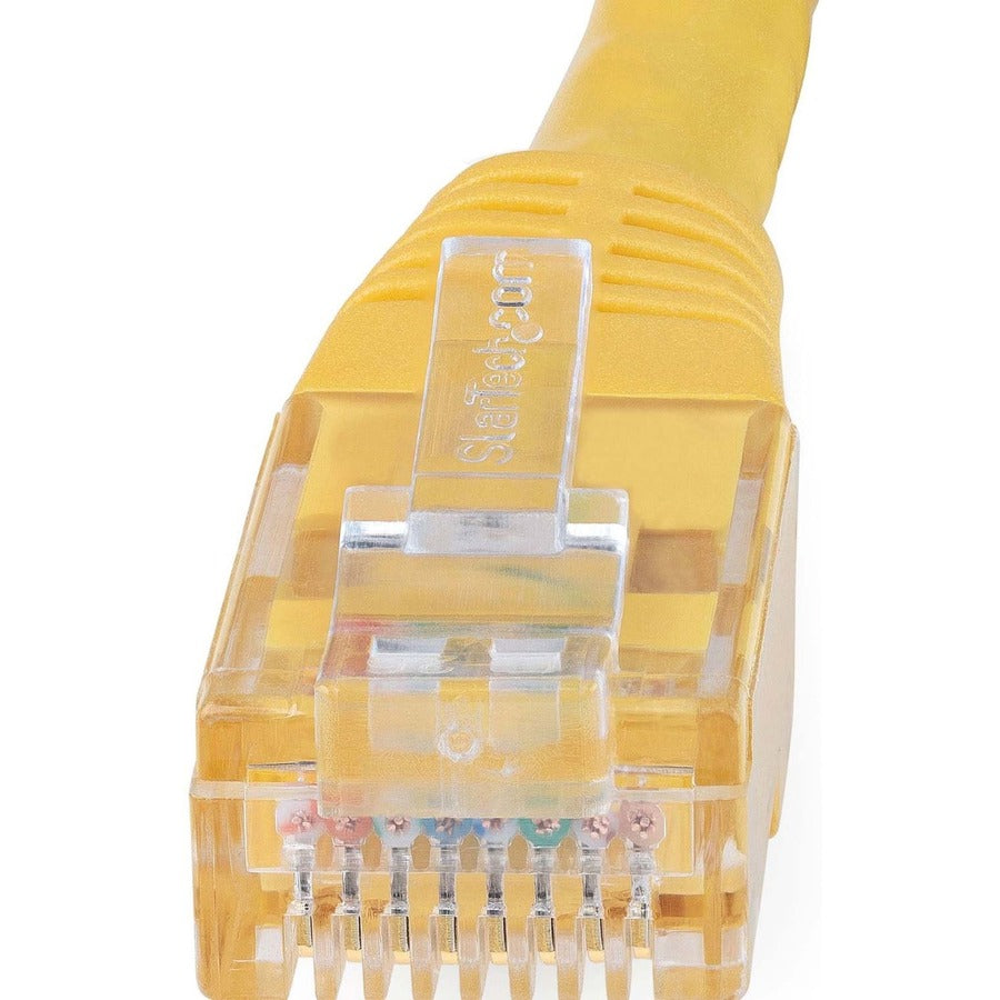Câble Ethernet CAT6 StarTech.com de 6 m - Gigabit moulé jaune - 100 W PoE UTP 650 MHz - Cordon de raccordement de catégorie 6 Câblage certifié UL/TIA C6PATCH20YL