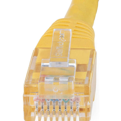 Câble Ethernet CAT6 StarTech.com de 6 m - Gigabit moulé jaune - 100 W PoE UTP 650 MHz - Cordon de raccordement de catégorie 6 Câblage certifié UL/TIA C6PATCH20YL