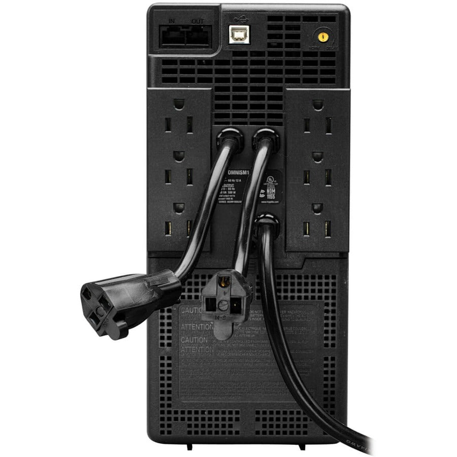 Tripp Lite by Eaton 8-Outlet Line Interactive UPS System OMNIVS1000