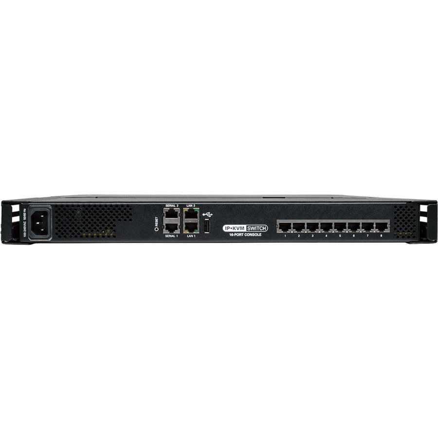 Tripp Lite by Eaton 8-Port, 1+1 User NetCommander Cat5 IP Console KVM Switch B070-008-19-IP