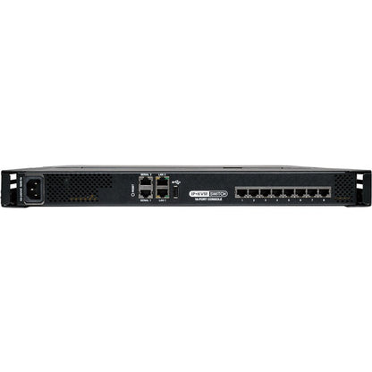 Tripp Lite by Eaton 8-Port, 1+1 User NetCommander Cat5 IP Console KVM Switch B070-008-19-IP