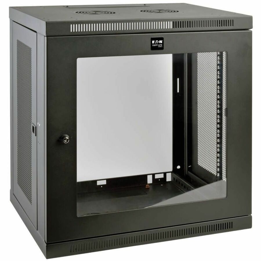 Armoire de montage en rack 12U à profil bas et profondeur de commutateur SmartRack de Tripp Lite par Eaton SRW12UG SRW12UG