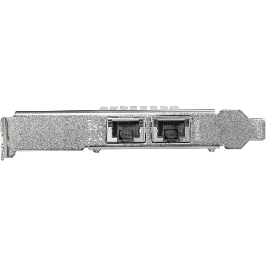 StarTech.com Carte adaptateur réseau PCIe 10G à deux ports - Intel-X550AT 10GBASE-T PCI Express 10GbE Multi Gigabit Ethernet 5 vitesses NIC 2 ports ST10GPEXNDPI