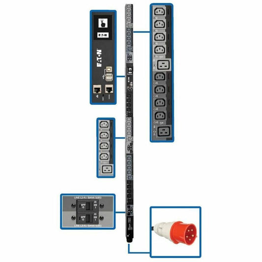 Tripp Lite by Eaton PDU3XEVSR6G32B 30-Outlet PDU PDU3XEVSR6G32B