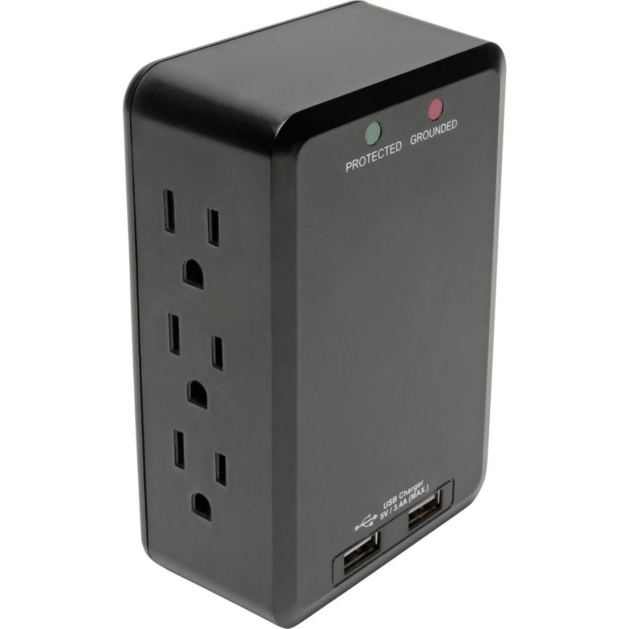 Tripp Lite by Eaton Protect It! TLP6SLUSBB Surge Suppressor/Protector TLP6SLUSBB