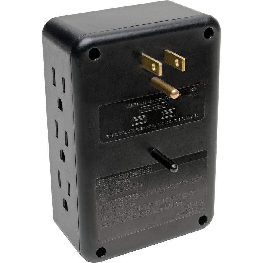 Tripp Lite by Eaton Protect It! TLP6SLUSBB Surge Suppressor/Protector TLP6SLUSBB
