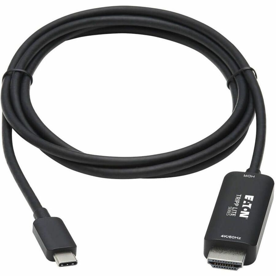 Câble adaptateur USB-C vers HDMI Tripp Lite par Eaton U444-003-HDR2BE, M/M, noir, 3 pi. U444-003-HDR2BE