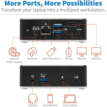 Station d'accueil Tripp Lite par Eaton U442-DOCK20-B U442-DOCK20-B
