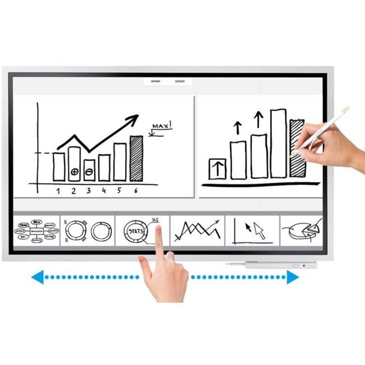 Samsung Flip 2 WM55R 55" Class LCD Touchscreen Monitor - 6.70 ms LH55WMRWBGCXZA