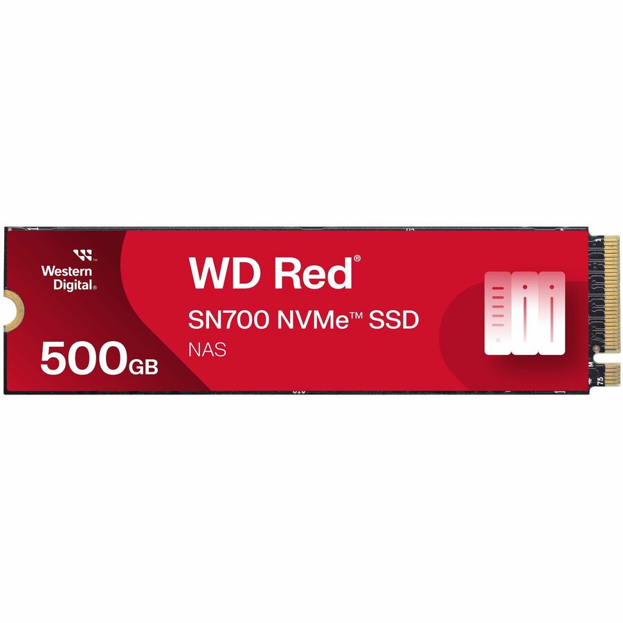 Disque SSD Western Digital Red S700 WDS500G1R0C 500 Go - M.2 2280 interne - PCI Express NVMe (PCI Express NVMe 3.0 x4) WDS500G1R0C