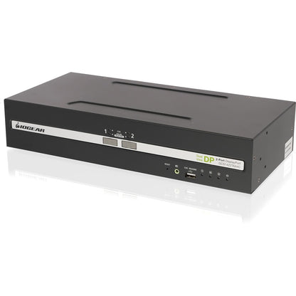 Commutateur KVM sécurisé DisplayPort à 2 ports IOGEAR avec prise en charge audio et CAC GCS1422TAA4C