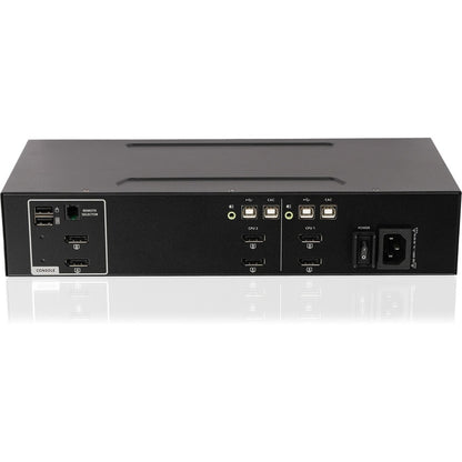 Commutateur KVM sécurisé DisplayPort à 2 ports IOGEAR avec prise en charge audio et CAC GCS1422TAA4C