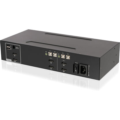 Commutateur KVM sécurisé DisplayPort à 2 ports IOGEAR avec prise en charge audio et CAC GCS1422TAA4C