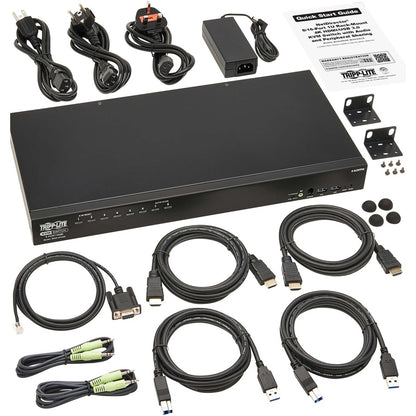 Commutateur KVM HDMI/USB à 8 ports Tripp Lite par Eaton B024-H4U08, 1U B024-H4U08