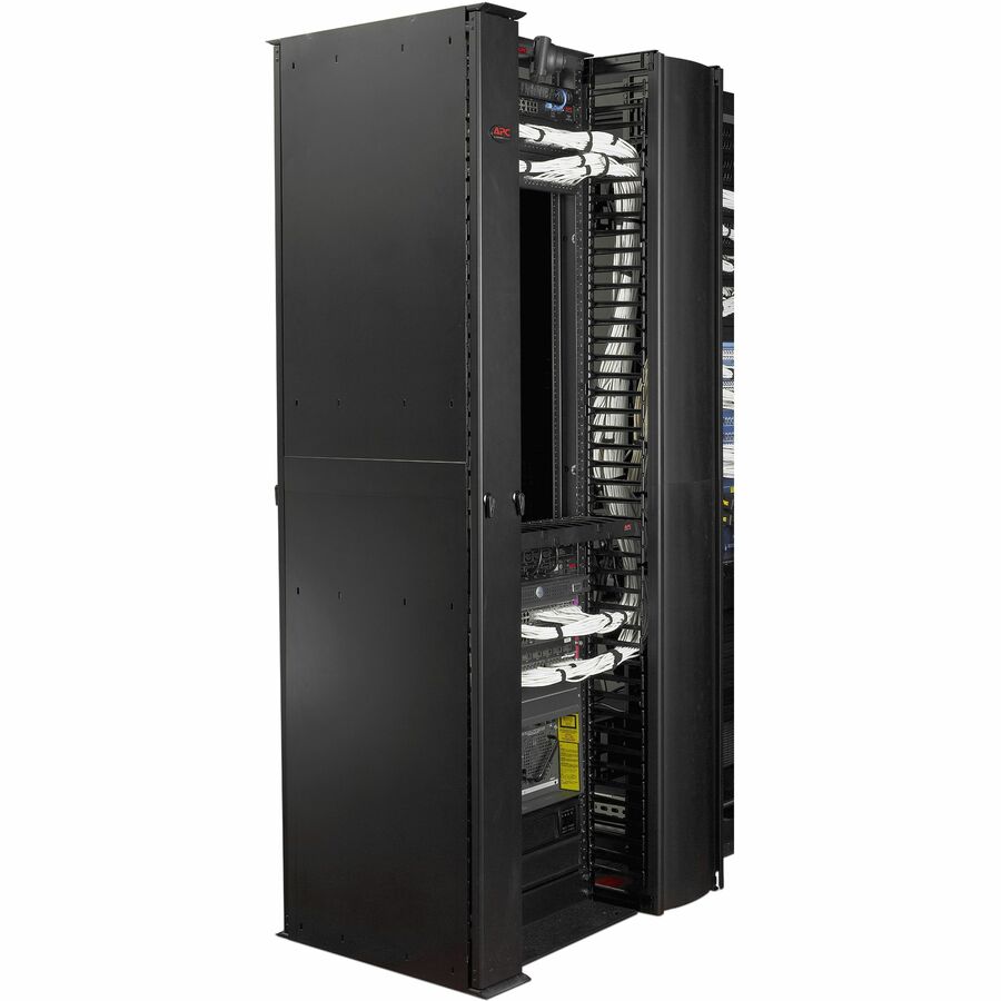 Panneau de fin de rangée APC by Schneider Electric pour gestionnaire de câbles vertical double face Performance 84" AR8679