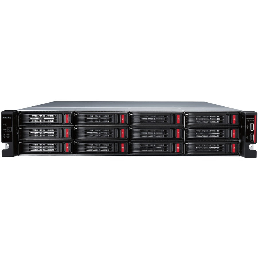 Disques durs NAS hautes performances à montage en rack BUFFALO TeraStation 12 baies 71210 144 To (12 x 12 To) inclus TS71210RH14412