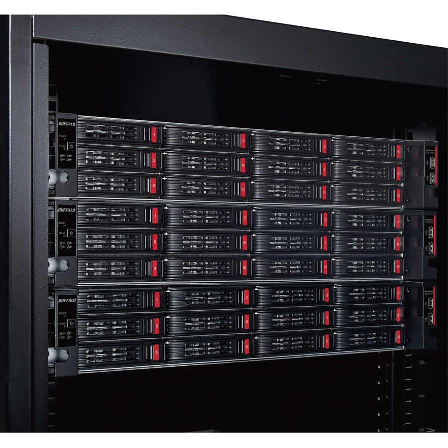 Disques durs NAS hautes performances à montage en rack BUFFALO TeraStation 12 baies 71210 192 To (12 x 16 To) inclus TS71210RH19212