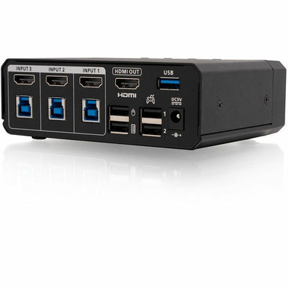 Commutateur KVM HDMI 4K à 3 ports IOGEAR Nexus pour PC et consoles de jeux GCS1337