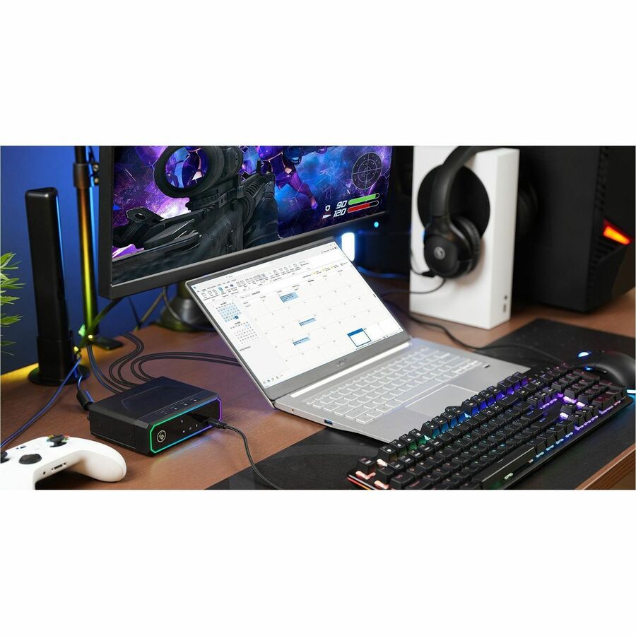 Commutateur KVM HDMI 4K à 3 ports IOGEAR Nexus pour PC et consoles de jeux GCS1337