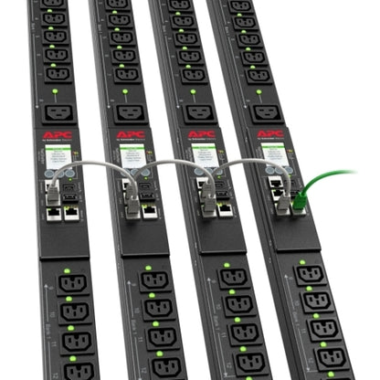 APC by Schneider Electric Rack PDU 9000 Switched, ZeroU, 16A, 230V, (21) C13 & (3) C19, IEC309 Cord APDU9959EU3