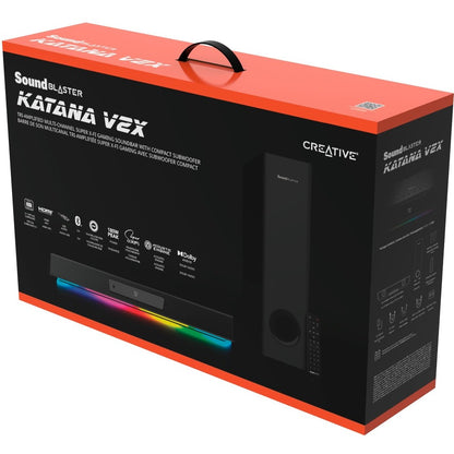Barre de son Bluetooth 2.1 Sound Blaster Katana V2X - 90 W RMS - Noir 51MF8400AA000