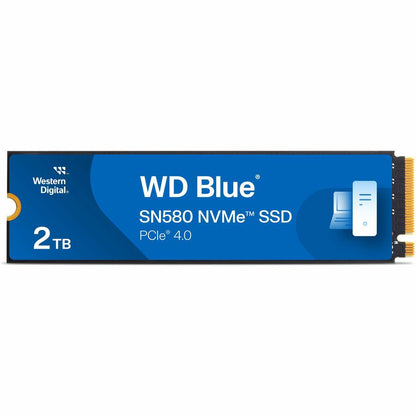 Disque SSD Western Digital Blue SN580 WDS200T3B0E 2 To - M.2 2280 interne - PCI Express NVMe (PCI Express NVMe 4.0 x4) WDS200T3B0E